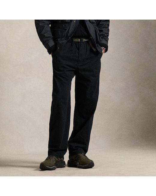 Pantalon Trailster Relaxed Fit En Sergé Polo Ralph Lauren pour homme en coloris Black