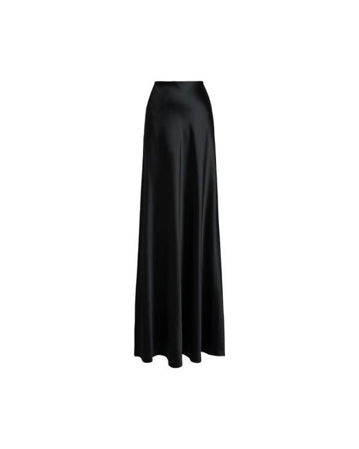 Ralph Lauren Black Ralph Lauren Masina Stretch Satin Skirt