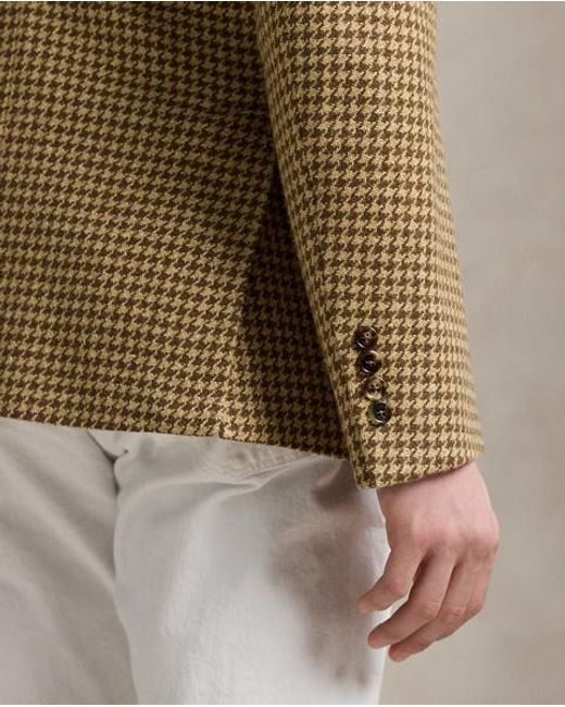 Polo Ralph Lauren Brown The Rl67 Houndstooth Jacket for men
