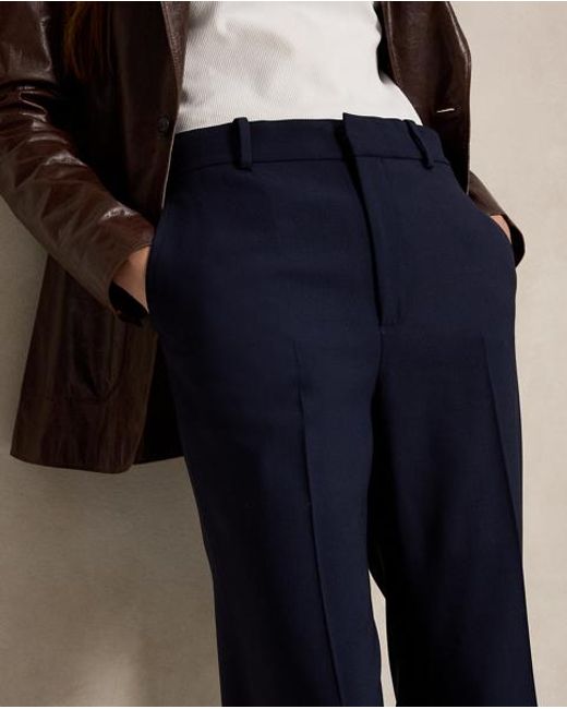 Polo Ralph Lauren Blue Beaton Stretch-Wool Trouser