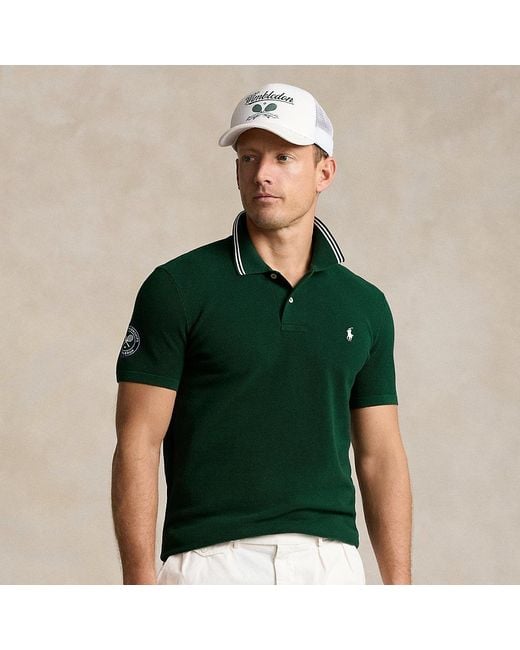 Polo Ralph Lauren Pullover Wimbledon mit Polokragen in Green für Herren