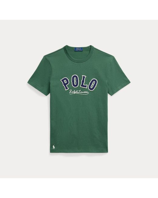 Polo Ralph Lauren Green Custom Slim Fit Western Logo T-Shirt for men