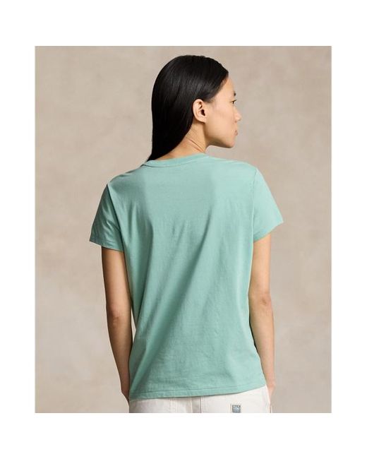 Polo Ralph Lauren Green Cotton Jersey Crewneck T-shirt