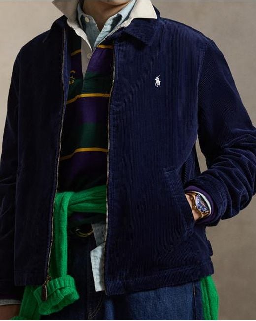Polo Ralph Lauren Blue The Wynton Corduroy Jacket for men