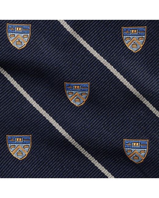 Cravate club rayée vintage en soie Polo Ralph Lauren pour homme en coloris Blue