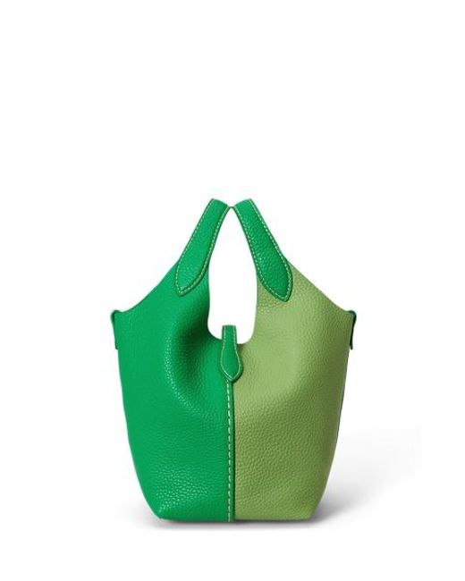 Polo Ralph Lauren Blue Polo Play Small Leather Tote & Crossbody