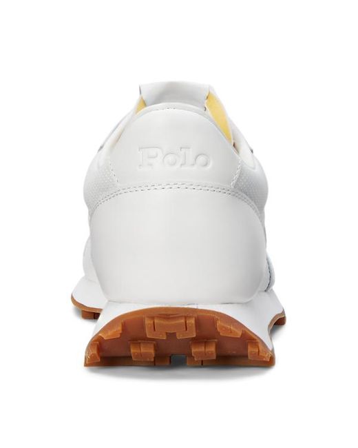 Sneaker Trail 125 in rete e pelle di Ralph Lauren in White