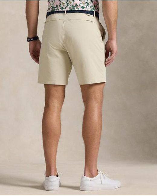 Ralph Lauren Tailored-Fit Performance-Shorts in Natural für Herren