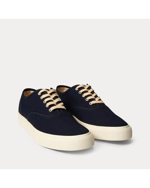 RRL Blue Canvas Trainer for men