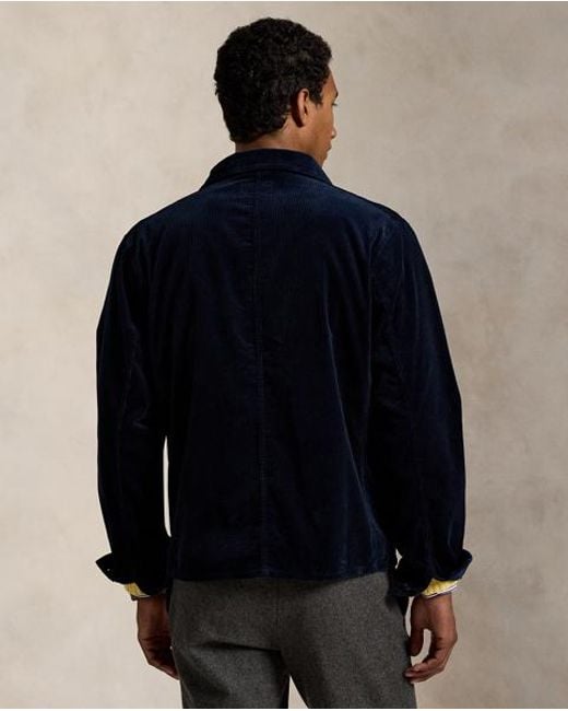 Polo Ralph Lauren Utility-Jacke Aus Kordsamt in Blue für Herren