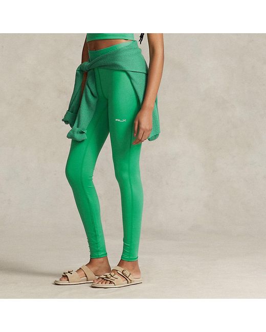 RLX - Leggings elásticos con logotipo repetido de Ralph Lauren de color  Verde | Lyst