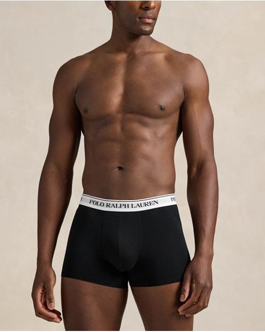 Polo Ralph Lauren Blue Classic Stretch-Cotton Trunk 3-Pack for men