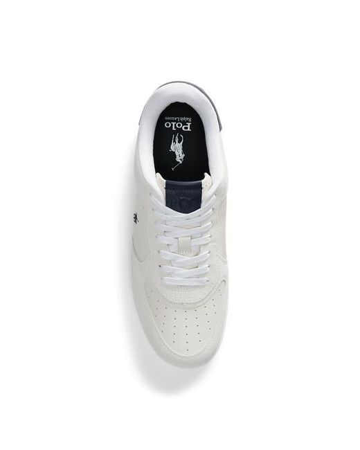Polo Ralph Lauren White Masters Court Trainers for men
