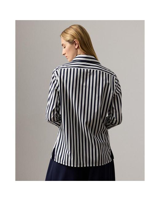 Ralph Lauren Multicolor Capri Relaxed Fit Striped Cotton Shirt