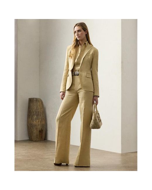 Pantaloni Dean in lino di Ralph Lauren in Natural
