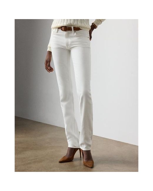 Ralph Lauren White Ralph Lauren Barrett Slim Denim Jean