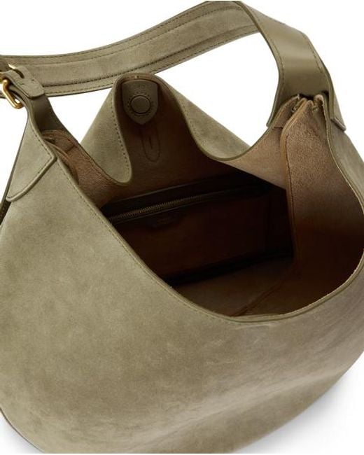 Polo Ralph Lauren Brown Large Suede Polo Id Shoulder Bag