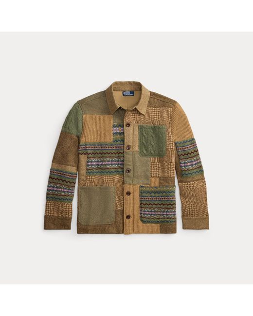 Cárdigan Funcional De Patchwork Polo Ralph Lauren de hombre de color Green