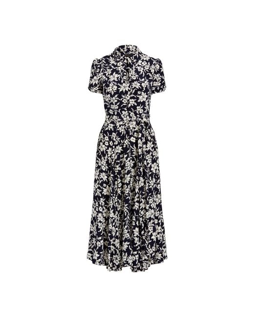 chinese dress ladies Ralph Lauren Sheer Floral Bias Cut Dress L – OMNIA main image 0