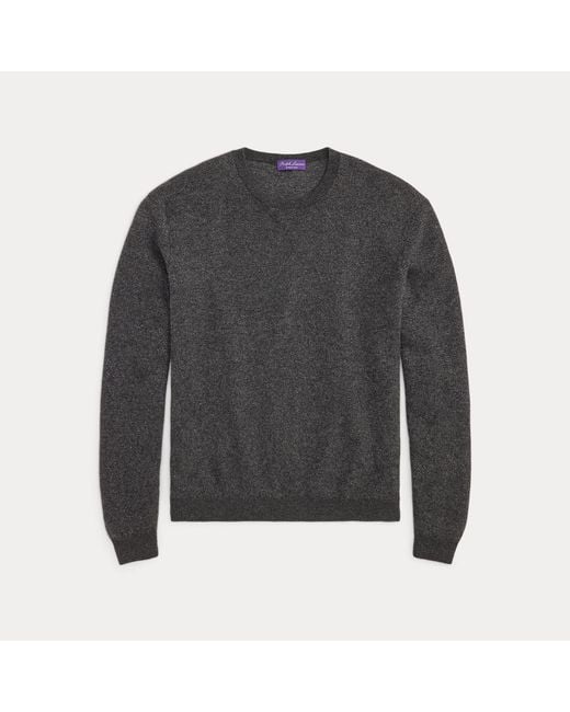 Ralph Lauren Black Birdseye-Knit Cashmere Sweater for men