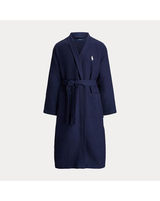 Polo Ralph Lauren Blue Cotton Pique Robe for men