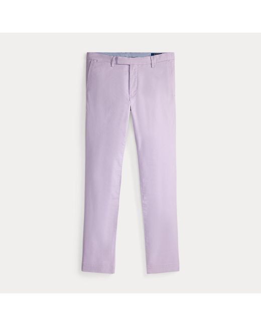 Polo Ralph Lauren Purple Greenwich Stretch Slim Fit Chino Trouser for men