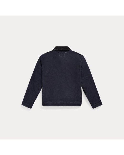 RRL Blue Jungle Cloth Deck Jacket for men