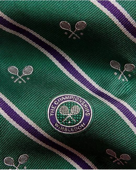Polo Ralph Lauren Green Wimbledon Silk Umpire Tie for men