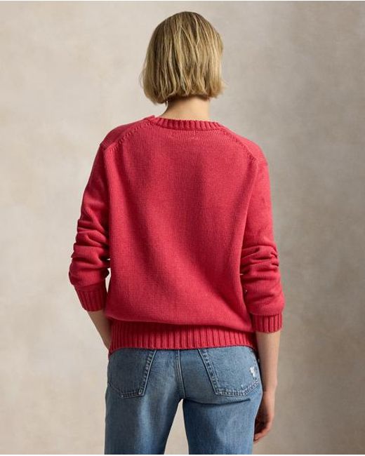 Polo Ralph Lauren Red The Iconic Flag Jumper for men