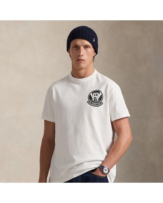 Polo Ralph Lauren Gray Classic Fit Jersey Graphic T-Shirt for men