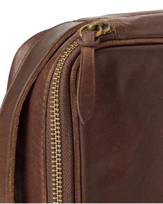 RRL Reisebeutel Aus Leder in Brown für Herren