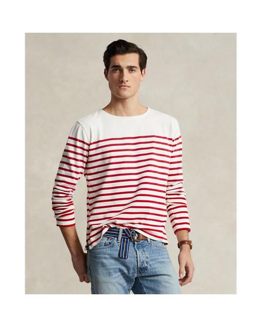 Ralph Lauren Classic-Fit Hemd mit U-Boot-Ausschnitt in Red für Herren
