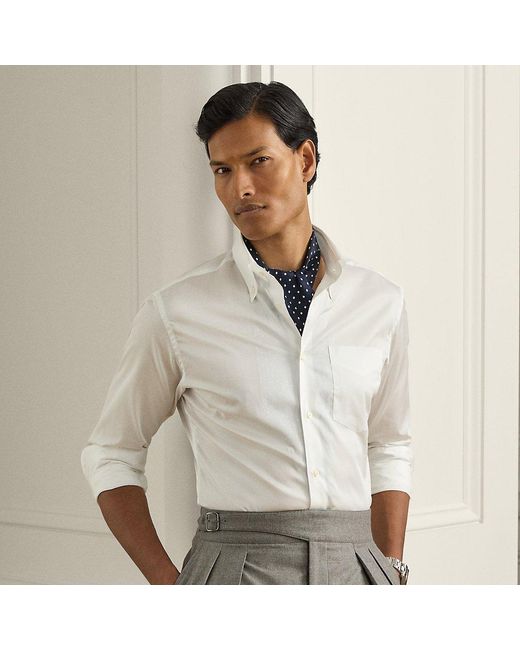 Ralph Lauren Twillhemd in White für Herren