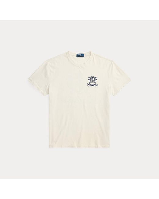 Polo Ralph Lauren Gray Classic Fit Jersey Graphic T-Shirt for men