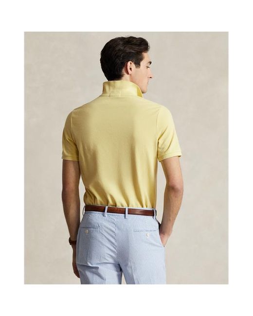 Polo Ralph Lauren Classic-Fit Piqué-Poloshirt mit Big Pony in Yellow für Herren