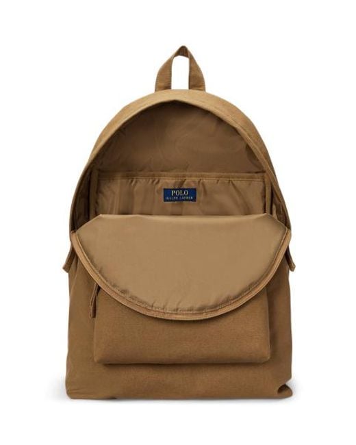 Polo Ralph Lauren Blue Canvas Backpack for men
