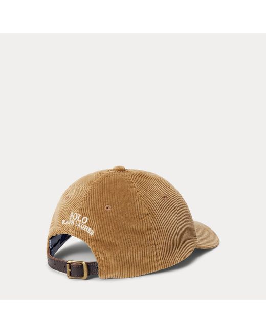 Polo Ralph Lauren Brown Corduroy Ball Cap