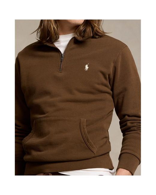 Polo Ralph Lauren Sweatshirt aus Loopback-Fleece in Brown für Herren