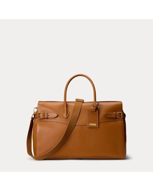 Ralph Lauren Natural Bedford Calfskin Duffel for men