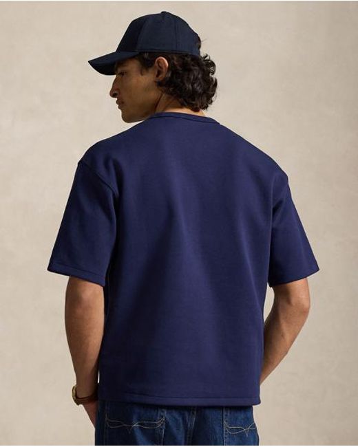 Polo Ralph Lauren Blue Relaxed Fit Double-Knit T-Shirt for men