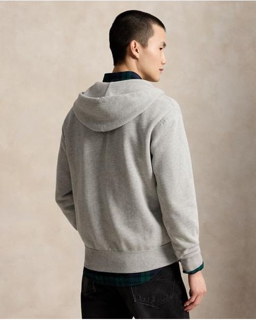 Polo Ralph Lauren Gray The Rl Fleece Hoodie for men