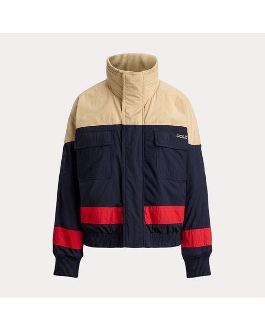 Polo Ralph Lauren Red Lightweight Color-Blocked Ski Jacket