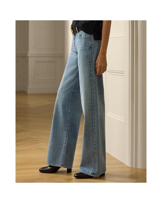 Ralph Lauren Blue Ralph Lauren Mercer Relaxed Wide-Leg Jean