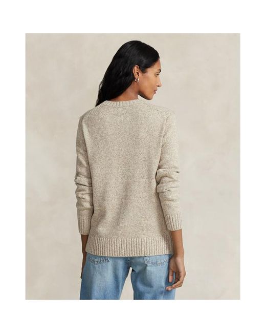 Polo Ralph Lauren Brown Polo Bear Cotton-blend Sweater