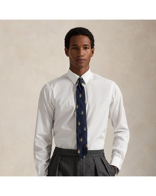 Polo Ralph Lauren White Classic Fit Poplin French Cuff Shirt for men