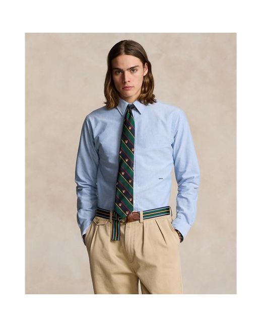 Polo Ralph Lauren Custom-Fit Oxfordhemd mit Monogramm in Blue für Herren