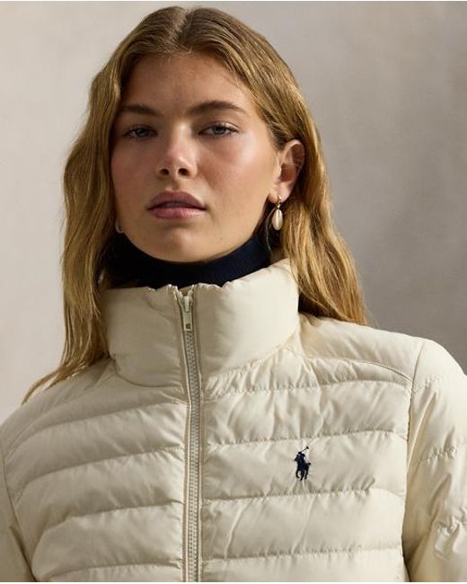 Polo Ralph Lauren Natural Quilted Packable Jacket