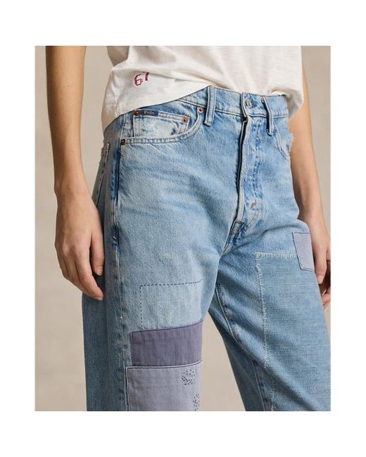 Polo Ralph Lauren Blue Relaxed-Straight-Fit Jeans