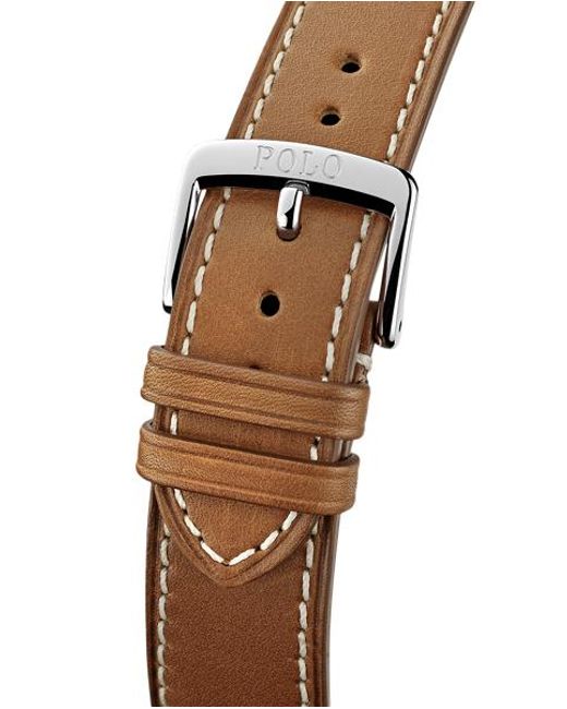 Polo Ralph Lauren 42 Mm Stalen Horloge Met Polospeler in het Black voor heren