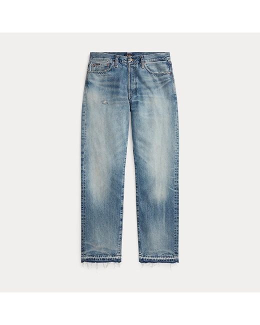 Jeans Heritage Straight Fit Polo Ralph Lauren de hombre de color Blue